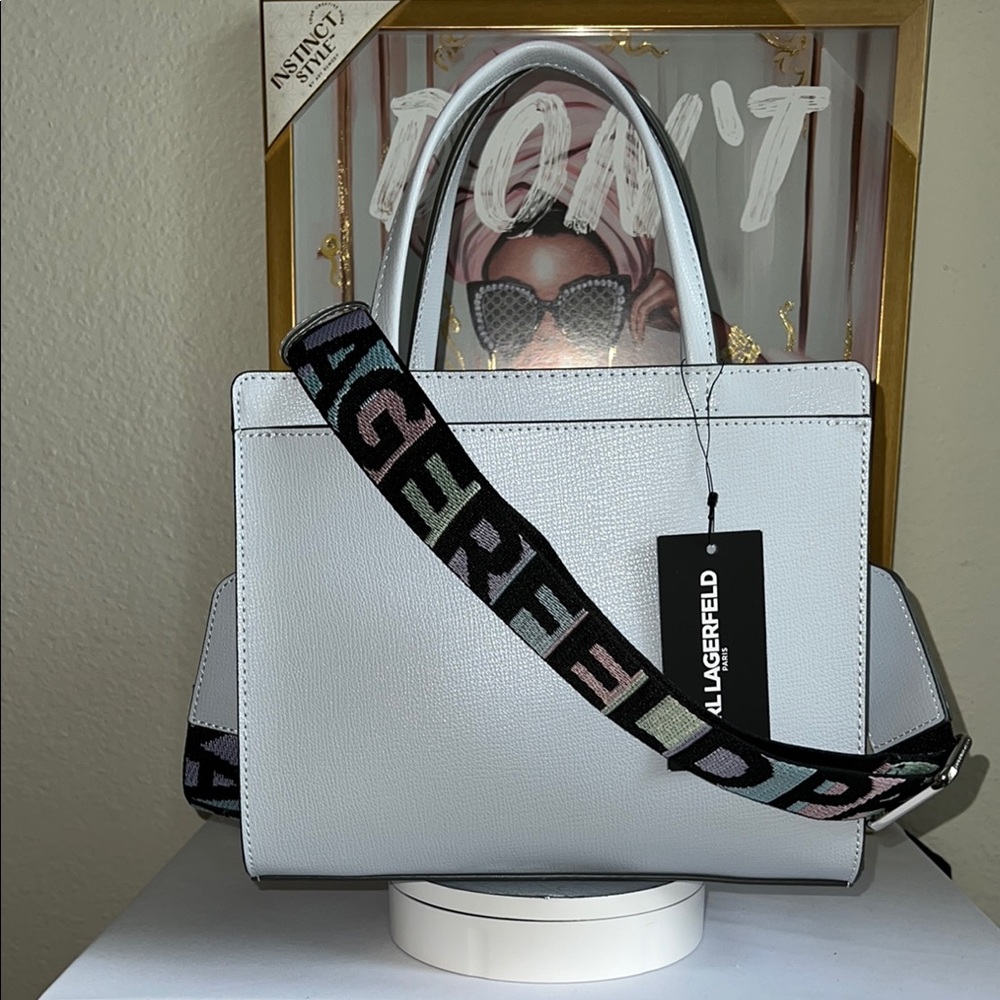 Karl Lagerfeld Crossbody Bag With A Pouch - Picture 3 of 17